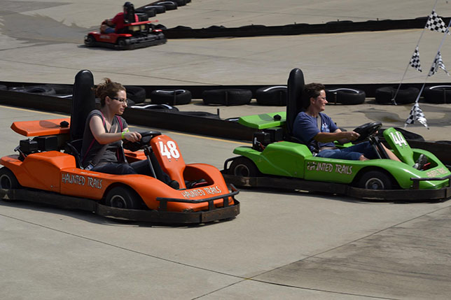 Go-karting at Haunted Trails (Joliet)